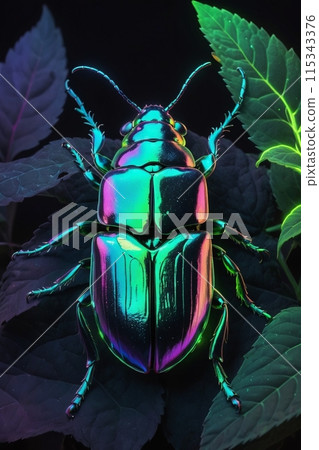 發出七種顏色光芒的昆蟲 115343376