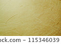 Dynamic gold painted wall texture, background material 115346039