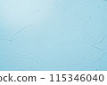 Dynamic blue painted wall texture, background material 115346040