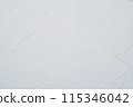 Dynamic white-painted wall texture, background material 115346042