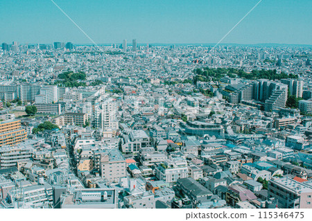 從展望台看到的東京世田谷街景 115346475