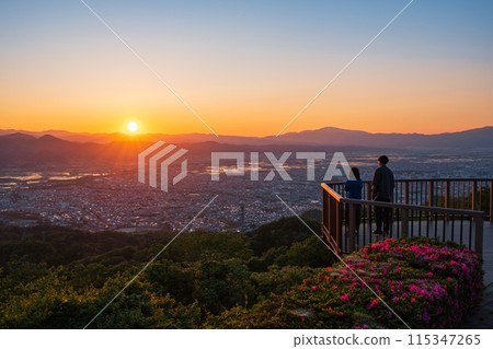 Nishizao Park Observation Plaza, evening view 115347265