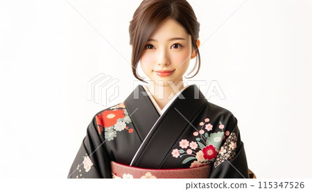 一個穿著和服的女人 一個穿著和服的女人 115347526