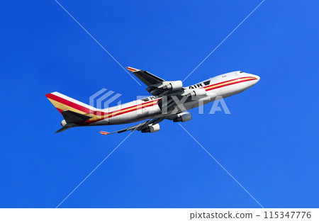 KALITTA 貨運飛機起飛上升 115347776