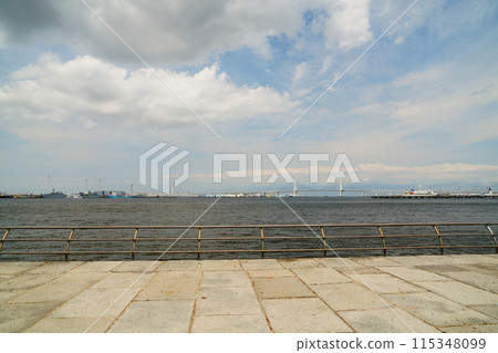 Bay Bridge seen from Lingang Park Bay Bridge seen from Lingang Park 115348099