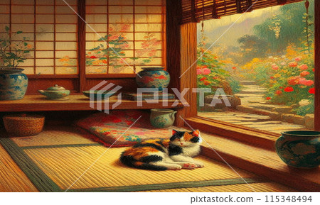 Kitten time Japanese room Kitten time Japanese room 115348494