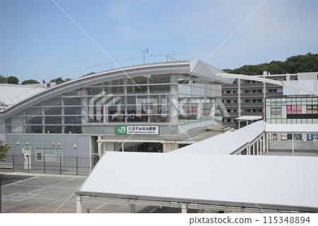 JR Yokohama Line_Hachioji Minamino Station_Exterior entrance JR Yokohama Line_Hachioji Minamino Station_Exterior entrance 115348894