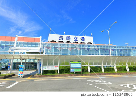 [Nagasaki Prefecture] Nagasaki Airport terminal on a clear day 115348905