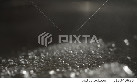 water boiling in pot closeup water boiling in pot closeup 115349656