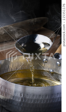 Dried bonito flakes (domestically produced dried bonito flakes) Stock Dried bonito flakes (domestically produced dried bonito flakes) Stock 115351176