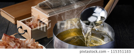 Dried bonito flakes (domestically produced dried bonito flakes) Stock 115351183