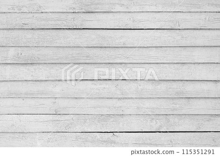 Distressed cracked wooden white plank texture background Distressed cracked wooden white plank texture background 115351291