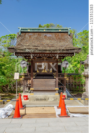 Fukubesha Shrine, a sub-shrine of Kitano Tenmangu Shrine in Bakuro-cho, Kamigyo Ward, Kyoto City Fukubesha Shrine, a sub-shrine of Kitano Tenmangu Shrine in Bakuro-cho, Kamigyo Ward, Kyoto City 115351383