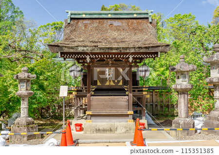 Fukubesha Shrine, a sub-shrine of Kitano Tenmangu Shrine in Bakuro-cho, Kamigyo Ward, Kyoto City Fukubesha Shrine, a sub-shrine of Kitano Tenmangu Shrine in Bakuro-cho, Kamigyo Ward, Kyoto City 115351385