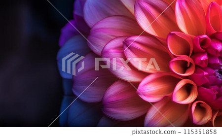 Beautiful flower close-up photo Beautiful flower close-up photo 115351858