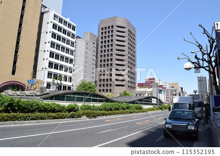 大阪市中央區長堀橋站前街景 大阪市中央區長堀橋站前街景 115352195