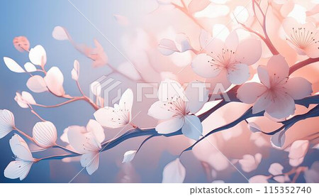 CG背景圖櫻花背景圖片 115352740