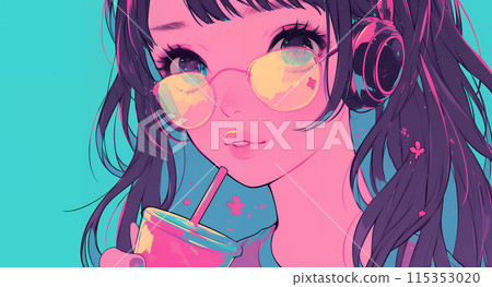 聽音樂AI的女孩 115353020