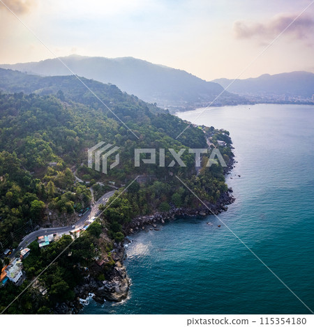 Kalim bay view near Patong, in Phuket, Thailand 115354180