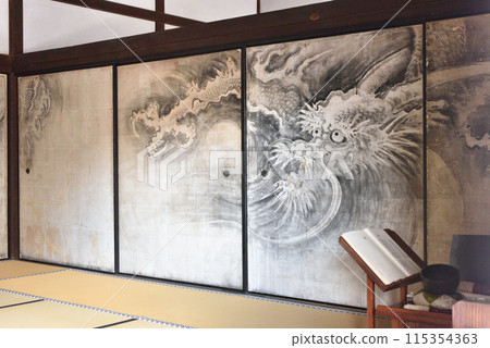 龍源院、北條室的隔間畫《龍圖》 115354363