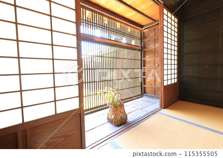 Japanese-style room of old private house 115355505