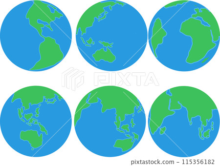 Simple earth set 115356182