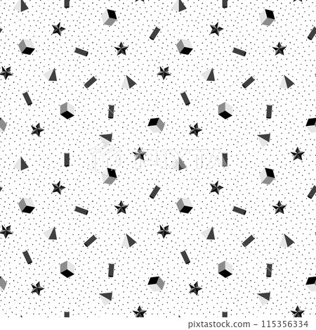Abstract memphis seamless pattern. Abstract memphis seamless pattern. 115356334