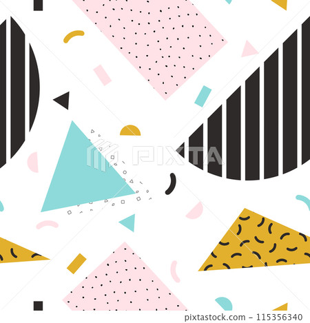 Vector abstract seamless pattern. Vector abstract seamless pattern. 115356340