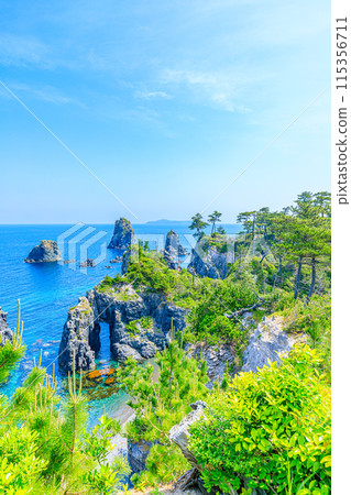 初夏青海島海上阿爾卑斯山 山口縣長門市 初夏青海島海上阿爾卑斯山 山口縣長門市 115356711