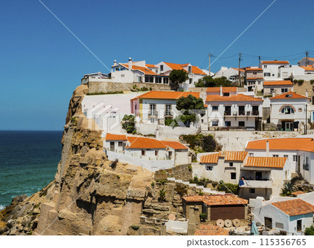 Picturesque village of Azenhas do Mar, Sintra municipality, Portugal 115356765