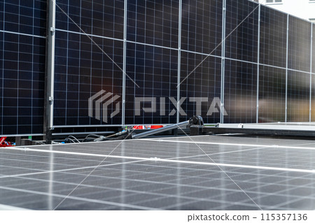 Mobile solar energy power station. Renewable energy and sustainable development.. Mobile solar energy power station. Renewable energy and sustainable development.. 115357136