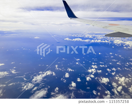 Landscape seen from an airplane 115357258