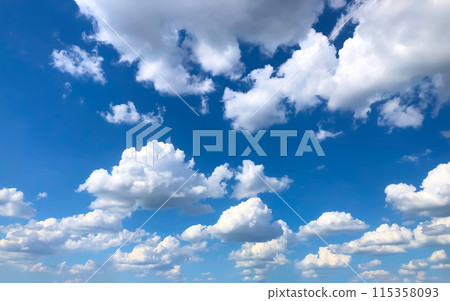 Background with clouds on blue sky 115358093