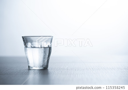 Glass with water 115358245
