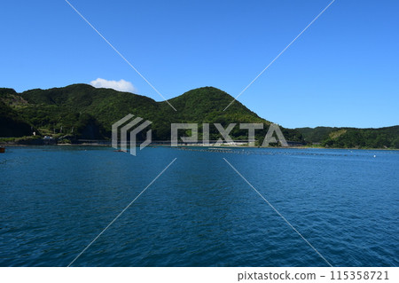 View from Oe Port in Tosashimizu City 115358721