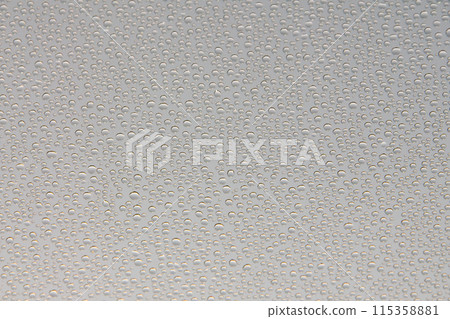 Water drops texture with gray background 115358881