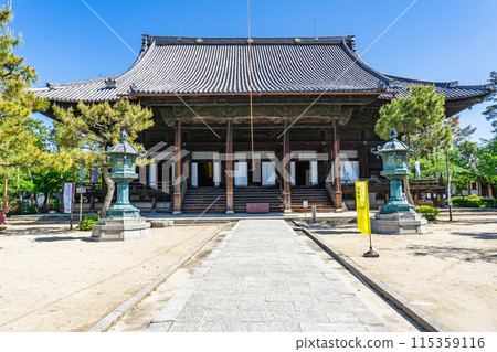 Goei-do Hall (Important Cultural Property) of Hyakumanben Chion-ji Temple in Tanakamonzen-cho, Sakyo-ku, Kyoto City Goei-do Hall (Important Cultural Property) of Hyakumanben Chion-ji Temple in Tanakamonzen-cho, Sakyo-ku, Kyoto City 115359116