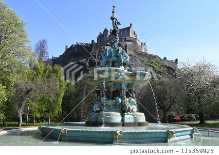 [英國/蘇格蘭] 羅斯噴泉與愛丁堡城堡 115359925