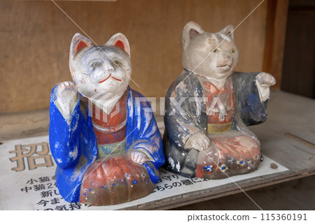 大阪/住吉大社的楠社招財貓（2024年4月9日拍攝） 115360191