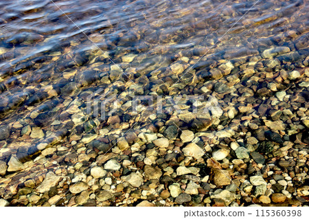 Stones and pebbles on the shore. Stones and pebbles on the shore. 115360398