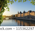 Supreme Court building on river 115362297
