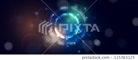 Abstract Artificial intelligence. Cloud computing. Machine learning. Technology web background. Virtual concept futuristic background. Vector art. Abstract Artificial intelligence. Cloud computing. Machine learning. Technology web background. Virtual concept futuristic background. Vector art. 115363125