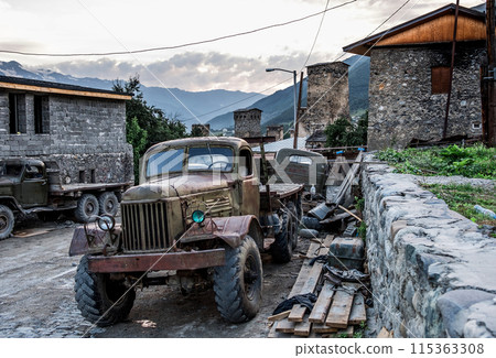 Truck in Mestia 115363308