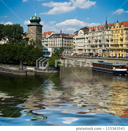 Vltava river embankment 115363541