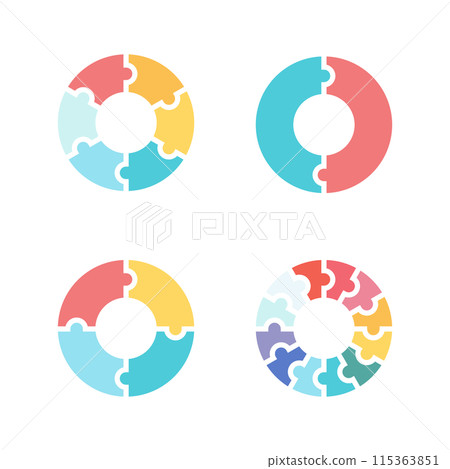 Circular illustration 115363851
