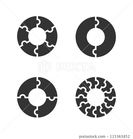 Circular illustration 115363852