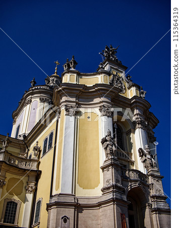Elaborate Church Entrance 115364319