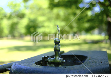 Park drinking fountain 115365577