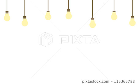 Light bulb decoration illustration Light bulb decoration illustration 115365788
