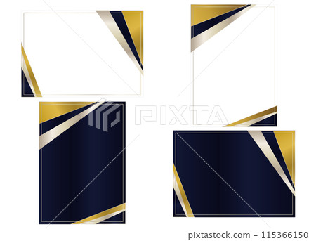 Decorative frames, borders, rectangle shapes templates set. Modern background 09 Decorative frames, borders, rectangle shapes templates set. Modern background 09 115366150